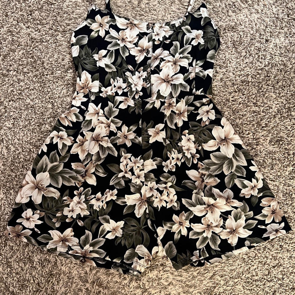 Floral Print Romper